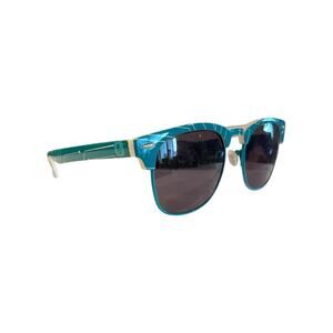FX Sunglasses Circuit Board Pattern in Teal